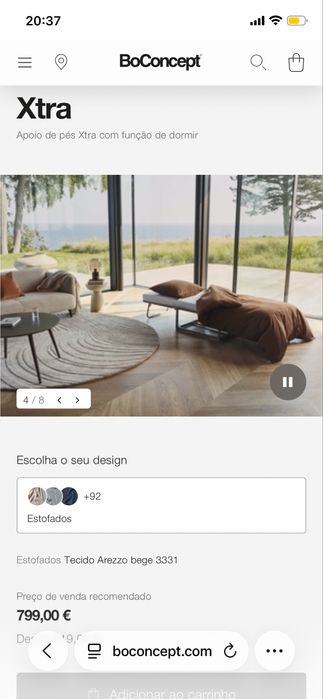 Pouf / cama BoConcept