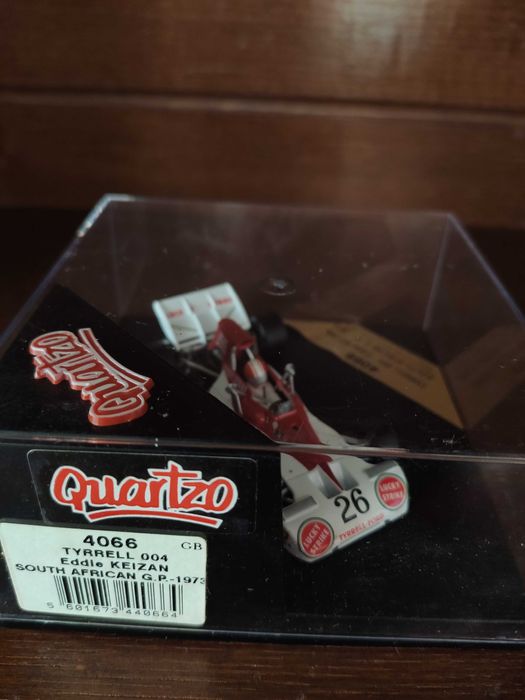 Carro Colecção 1:43 QUARTZO 4066 F1 Tyrrel 004 Eddie Keizan #26 1973