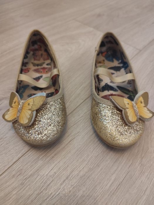 Baleriny 27 H&M złote