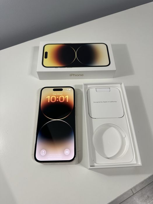 Iphone 14 pro złoty 128Gb stan igla