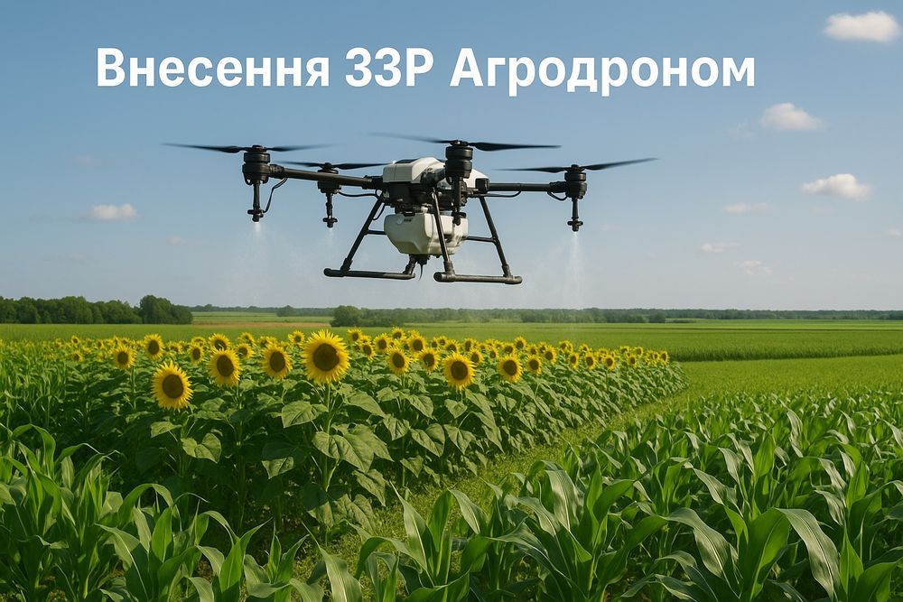 Послуги Агродрона Десикація Внесення ЗЗР Оприскування Полів дроном