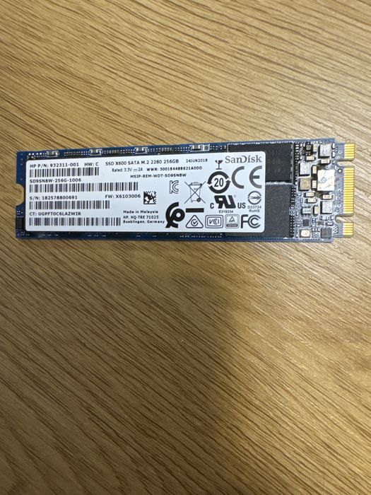 SSD 256 sata m.2
