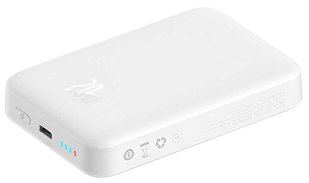 Powerbank BASEUS Magnetic Mini 10000mAh 20W Biały NOWY