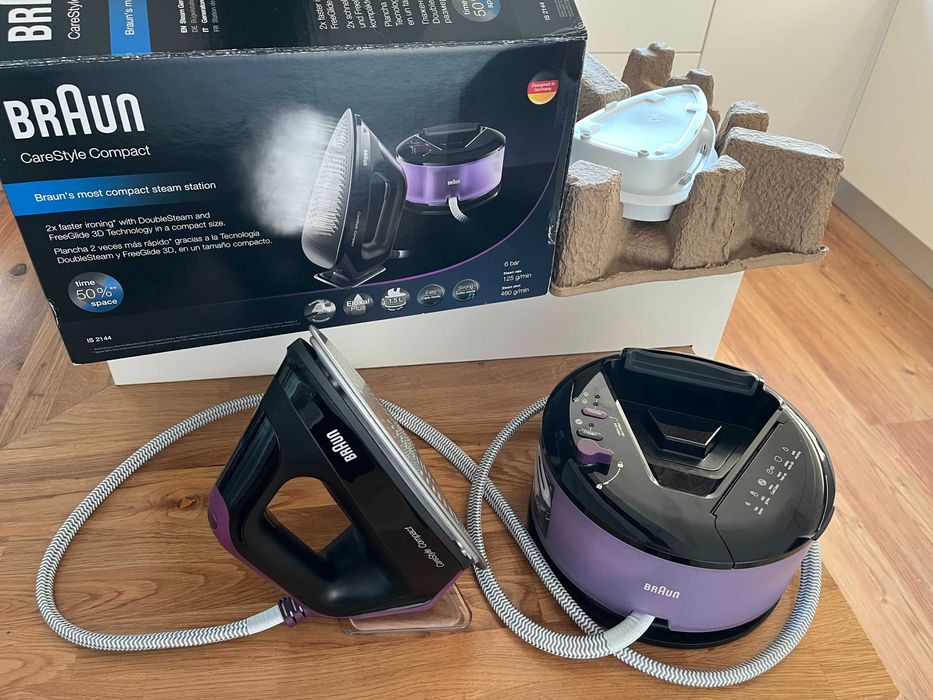 Ferro com Caldeira BRAUN Carestyle Compact - Resultados profissionais