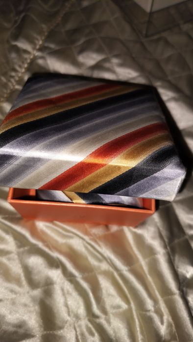 шовкова краватка C&A (100% Silk) у подарунковій коробці