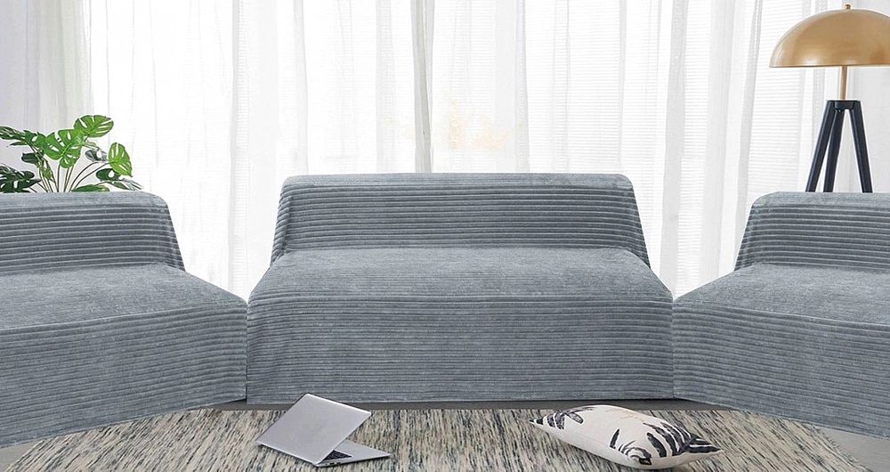 Narzuta na łóżko kanapę 160x200 mikrofibra prążkowana Verona kapa pled