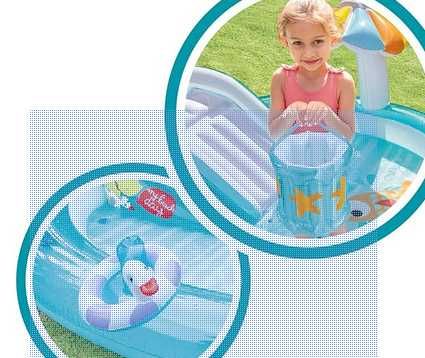 Piscina insuflável com escorrega e pulverizador - NOVO - ENVIO GRÁTIS