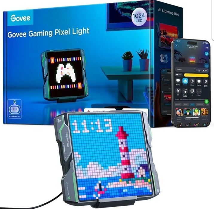 Govee 1024 Gaming Pixel Light AI, RGBIC LED панель