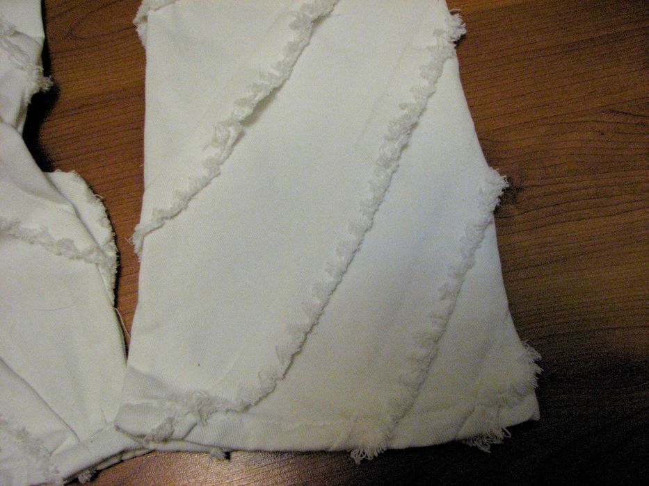 Білі штани клеш/кльош, опіум, opium, streetwear, y2k, klesh