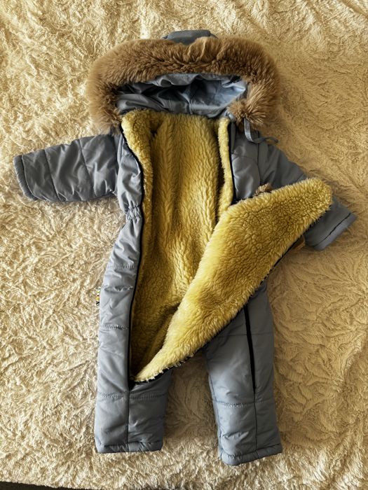 Зимовий комбінезон 80 розмір на овчині