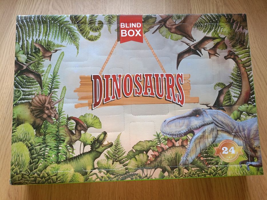 Kalendarz adwentowy dinozaury