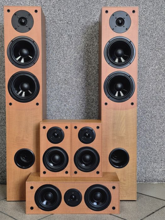 Zestaw kina domowego głośniki Koda F51F drewno