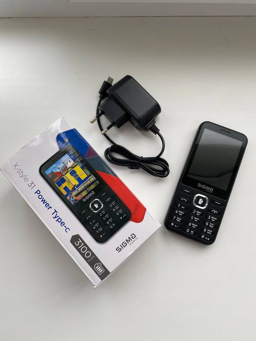 Мобільний телефон Sigma mobile X- style 31 power TYPE-C  black