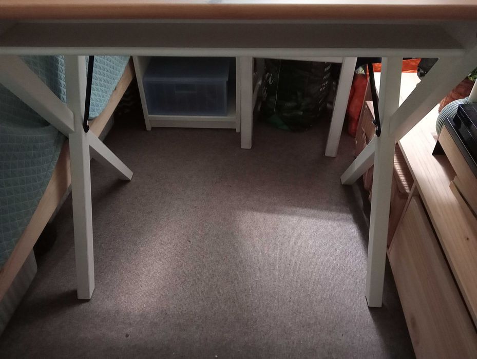 Biurko drewniane Bollpojke Ikea