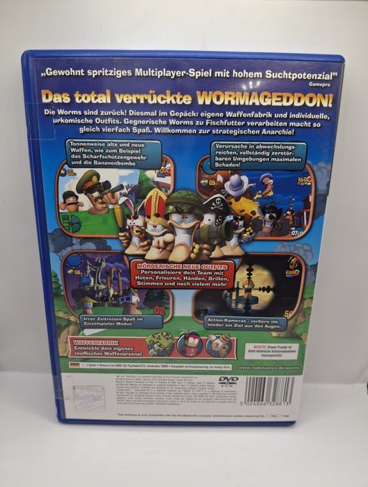 Gra na ps2 - Worms 4: Mayhem