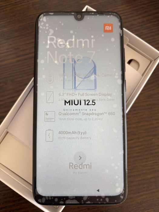 Smartphone Redmi Note 7 em excelente estado