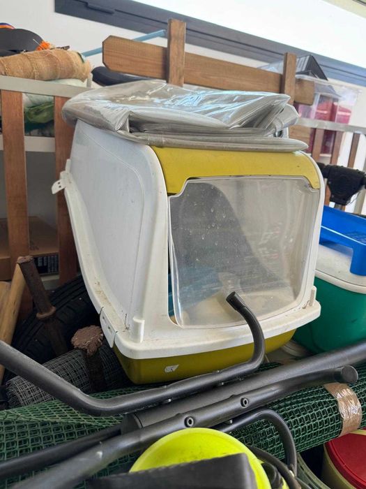 várias peças para gatos com tudo