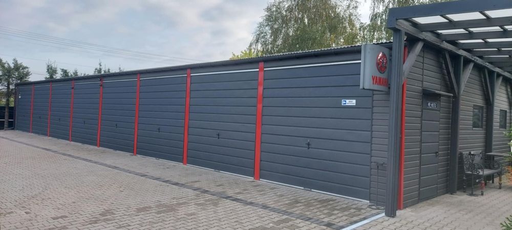 Garaz blaszak 5x8 grafit mat