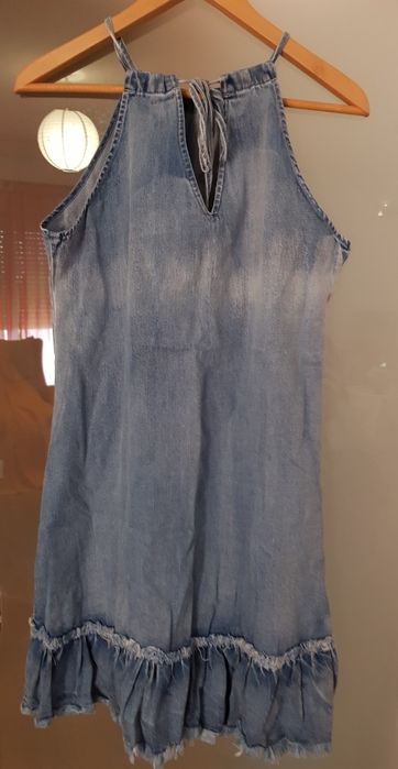 Vestido em ganga