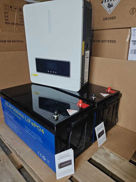 Інвертор гібридний Daxtromn  В НАЯВНОСТІ 6.2kW/48В+BMS (6.2KW)