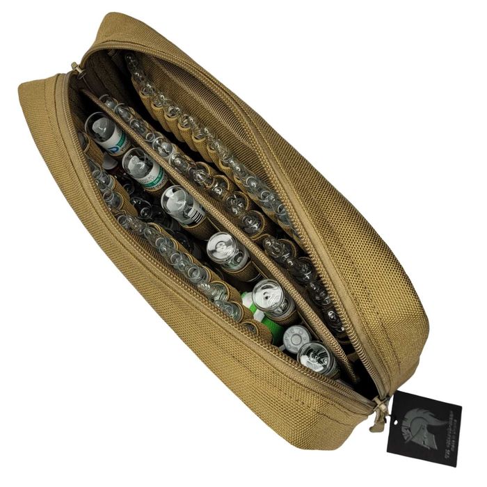 Ампульниця Marck-men тактична для 112 ампул, з захистом стінок. Койот