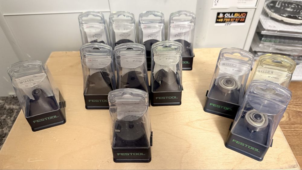 Festool. Frezy do wpustow