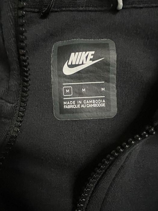 Кофта Nike Tech Fleece Black Old Collection