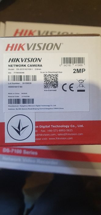 IP відеокамера Hikvision DS-2CD1021G0-I 2МП