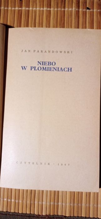 Jan Parandowski "Niebo w płomieniach"