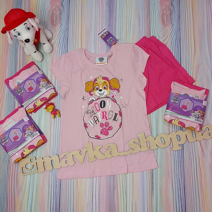 Щенячий патруль Paw patrol піжама шорти футболка літній костюм