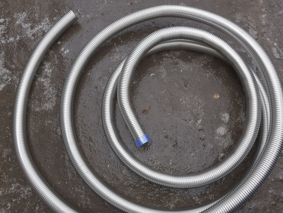 Нержавейка гофра 20.22 для выхлопных газов, гофра вихлопа на генератор