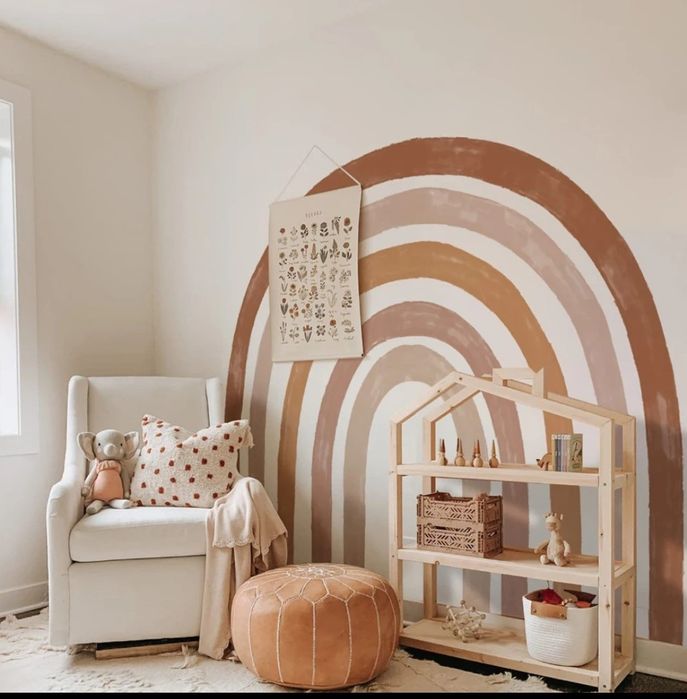 Naklejka na ścianę tęcza