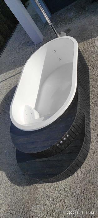 Basen Ogrodowy Jacuzzi Ogrodowe Bania Wanna Oczko Wodne Niecka Balia