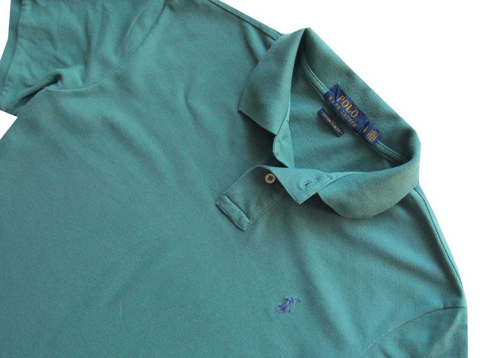 Ralph Lauren Custom slim fit * męska,oryginalna koszulka polo * L