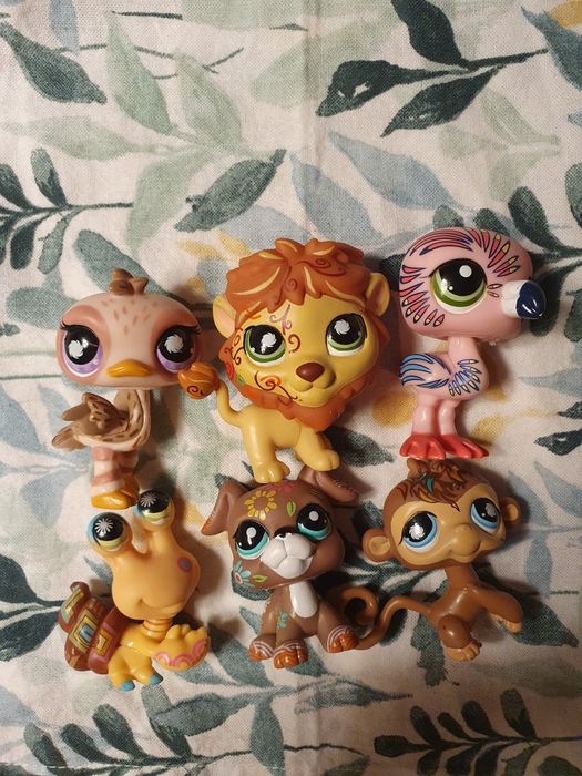 Lps littlest pet shop postcard zestaw pocztowkowy lew bokser