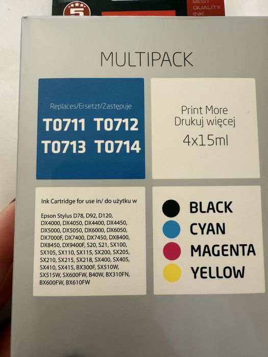 Tusze do drukarki epson