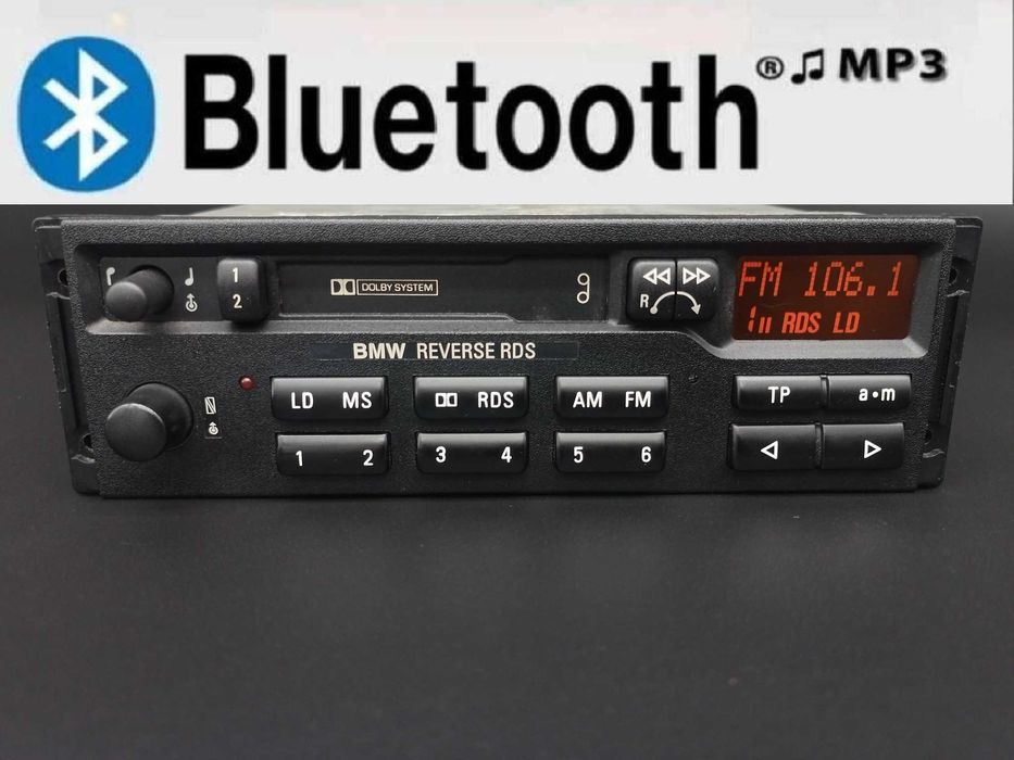 Radio BMW REVERSE RDS z Bluetooth mp3 e30 e32 e31 e34 e36 z3