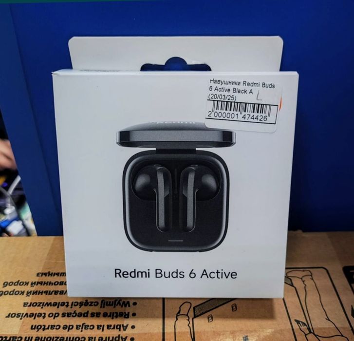 Redmi buds 5pro, buds 5, 6 active black, 6 pro, 4pro навушники xiaomi