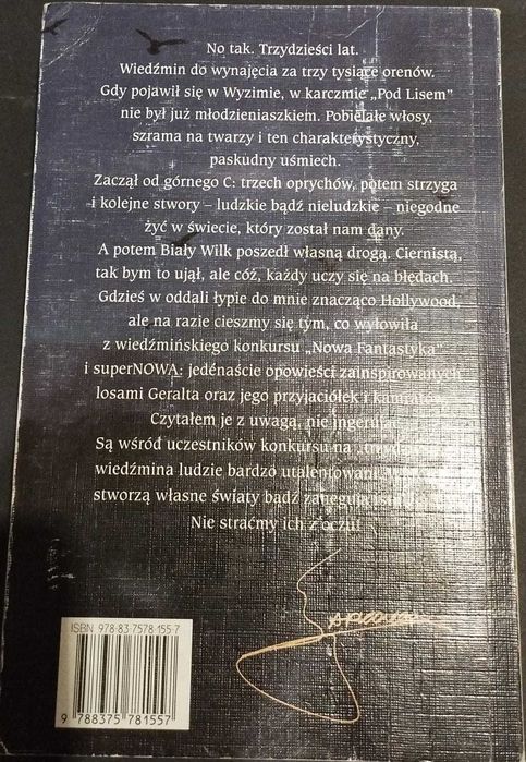 Szpony i Kły – Andrzej Sapkowski (przedstawia) – SuperNOWA