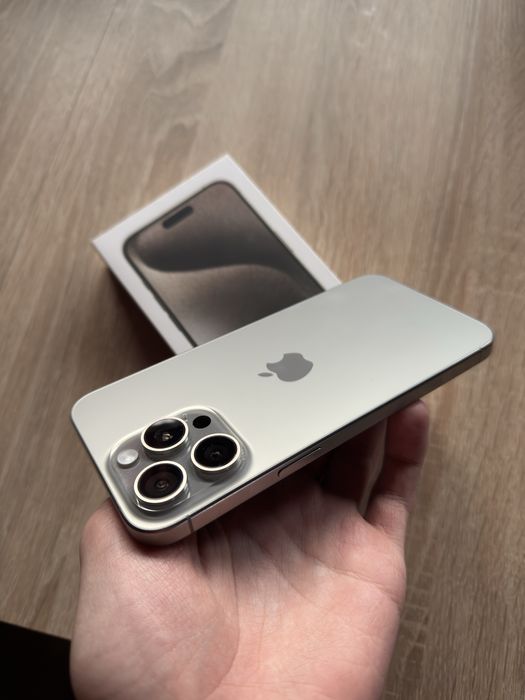 iPhone 15 Pro Max Natural Titanium • Stan Idealny • OKAZJA