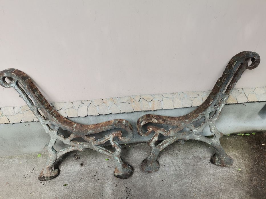 Лавка чавунна ножки  лавочка чугун