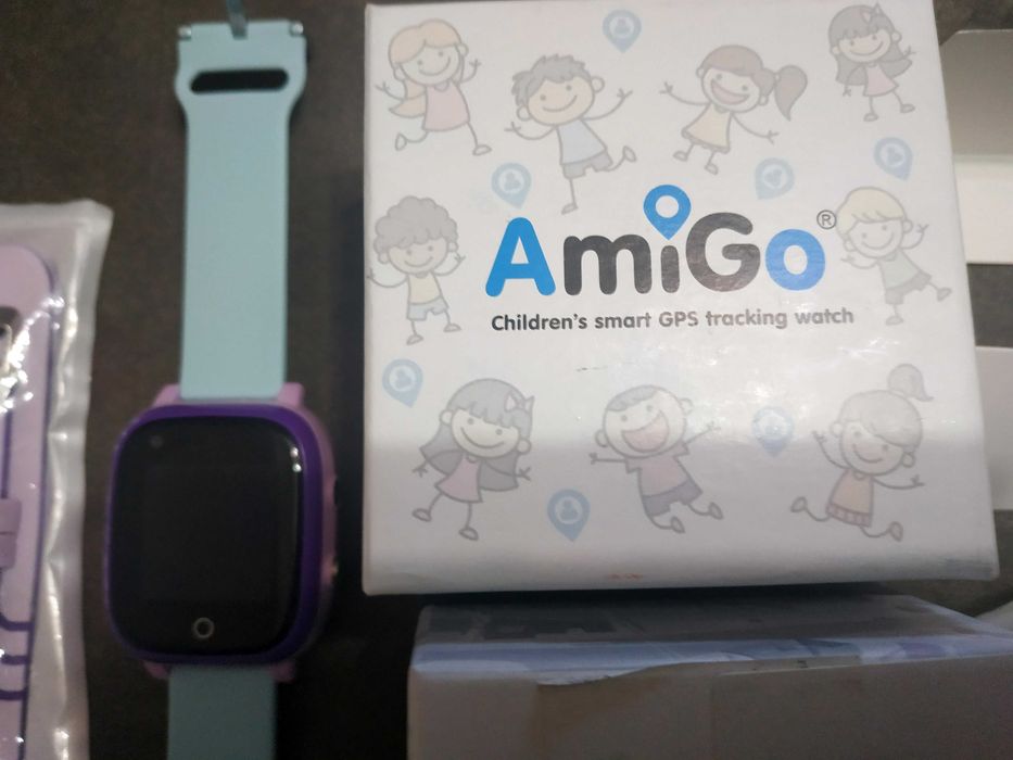 Детские смарт-часы AmiGo GO005 4G WIFI Thermometer Pink