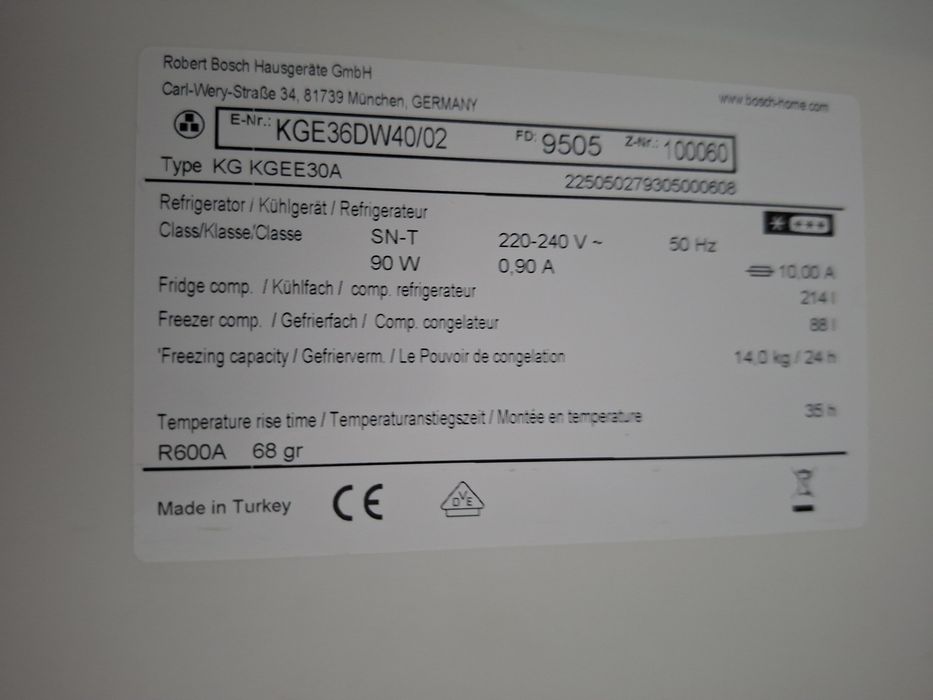 Combinado vertical Bosch