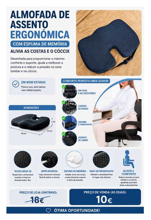Almofada ergonomica