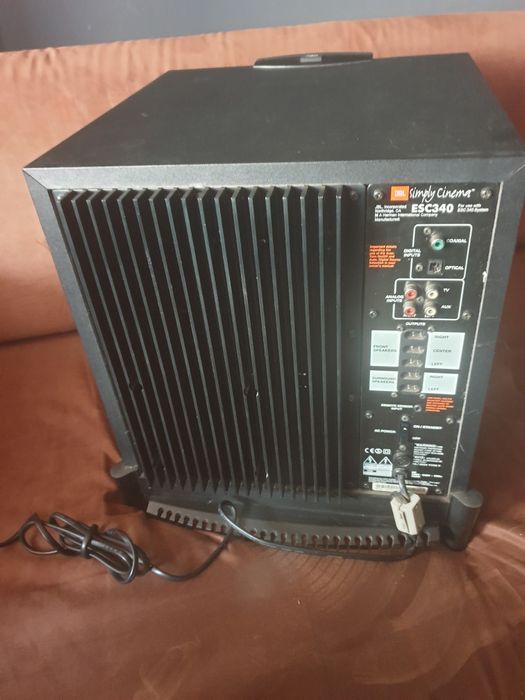 Subwoofer aktywny JBL ESC340 450W 5.1 CH ze wzmacniaczem