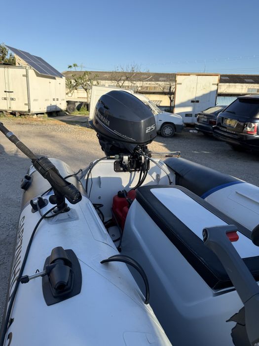 Semi-rigido Yamaha 350taf + yamaha 25hp + atrelado