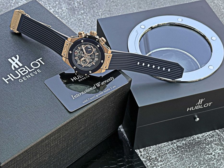 Годинник Hublot Big Bang Unico King Gold Blue