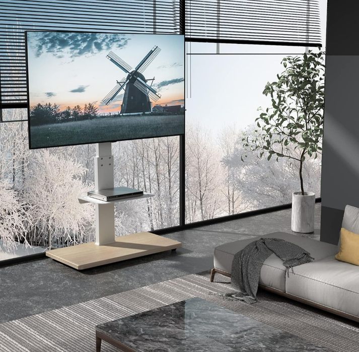 RFIVER Uniwersalny obrotowy stojak podłogowy na telewizor 32-75"