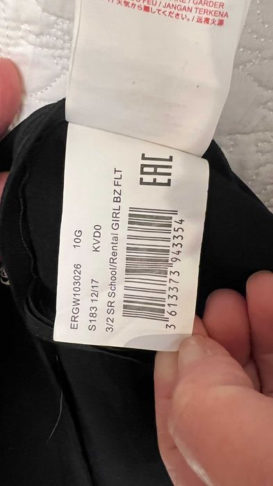 fato surf ROXY neopreno 3/2mm tam 10 como novo!