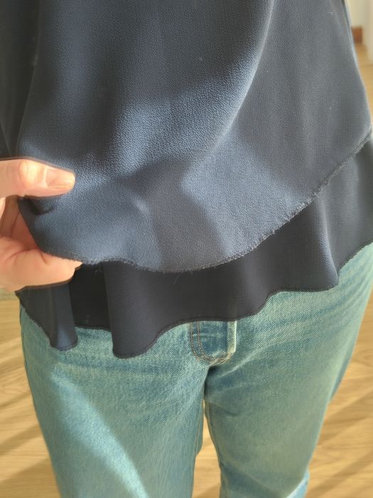 Camisola alças azul